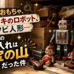 昔のおもちゃ、ブリキのロボット、ソフビ人形…実家の押入れは宝の山だった件